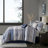 7 Piece Jacquard Comforter Set Navy