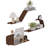 Eliyah Metal Floating Shelf, Wall Mounted Metal Shelves with Unique Design-1475994095