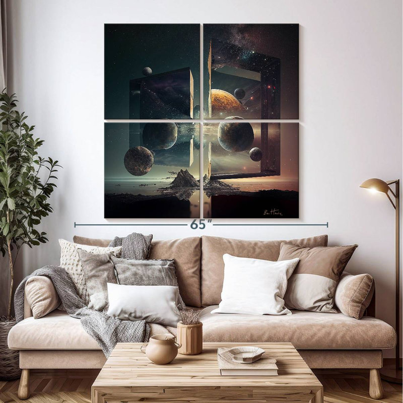 Kelan Multiverses, 50'' H x 50'' W