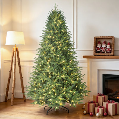 Sapin de Noël conique artificiel pré-éclairé