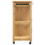 Chariot de cuisine en bois massif vidaXL 33,1 po x 15,7 po x 34,8 po vidaXL-1777612673