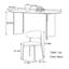 Ensemble de table de salle à manger ovale-1422302896