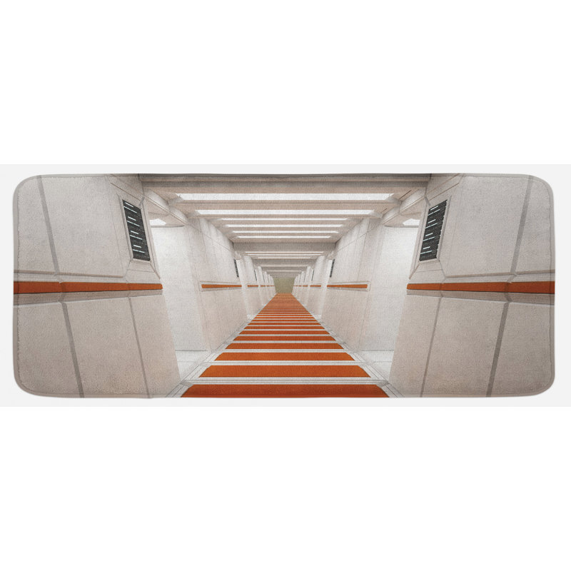 Modern & Contemporary Polyester Kitchen Mat
