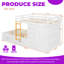 Lit double superposé double avec rangement 2 grands tiroirs 5 petits tiroirs et garde-robe-37688000
