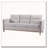Comfortable Solid Wood Three-Seater Sofa