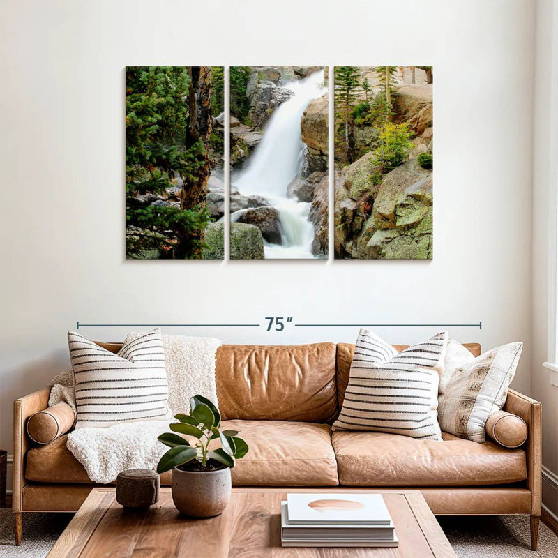 Alvord Majestic Alberta Waterfall, 36" H x 57" W