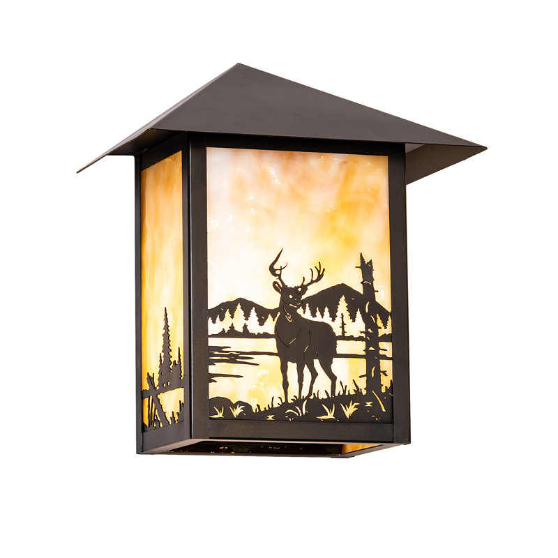 9" Wide Seneca Deer Creek Right Wall Sconce