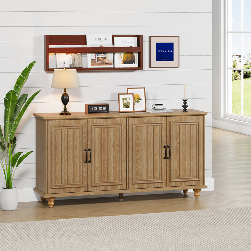 4 - Door Accent Cabinet, Natural