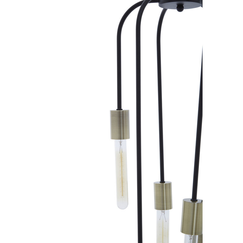Brannan 6 - Light Bulb Pendant, Black