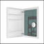 Armoire à pharmacie polyvalente avec miroir à bords biseautés, porte à ouverture sur la droite et porte sans cadre l 24 po x H 36 po Versatile