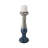 Decorative Ombre Crackled Candle Holder for Mantle Decor - Modern Elegant Tabletop Candle Holder for Any Occasion Accent-608803861-637422921