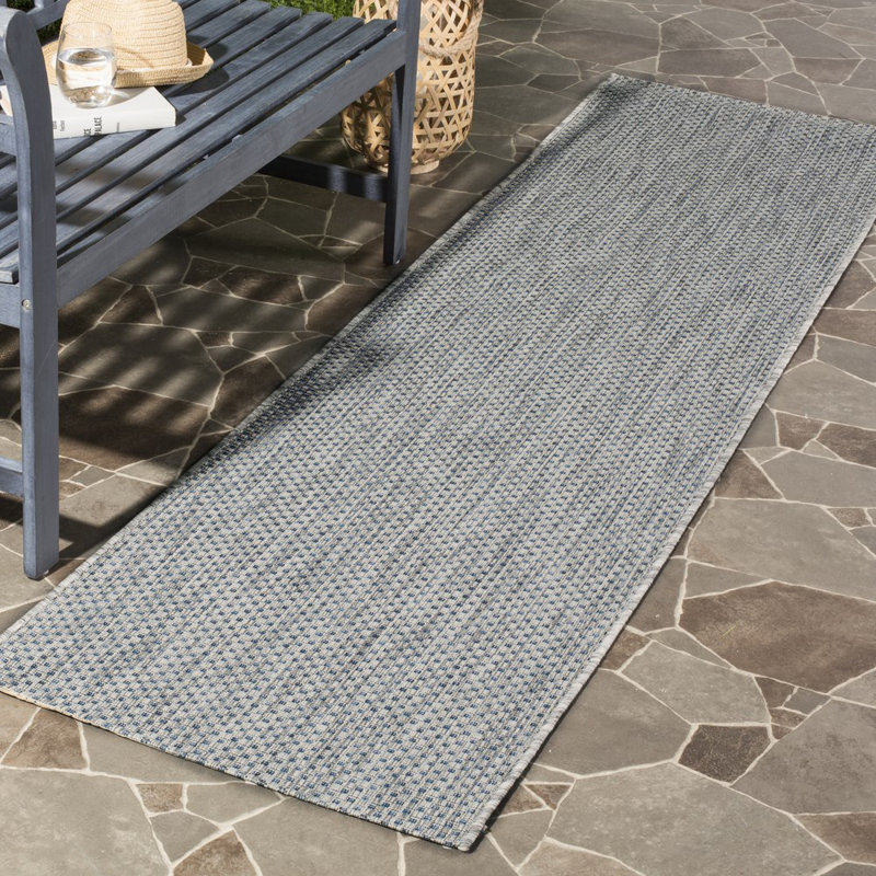 Tapis d'intérieur / extérieur de couleur unie Herefordshire Performance, Tapis de couloir 2 pi 3 po x 18 pi