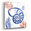  «Coastal Jewels 1» par Farida Zaman, art mural en verre acrylique, 12 po x 12 po