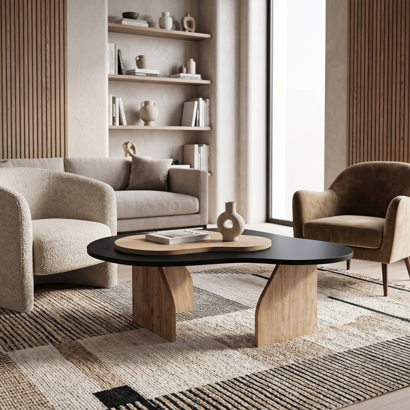 Table basse Oslo Sculptural Biomorphic
