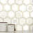 Ackland Artemis Hexagon 10 in. x 12 in. Stone Metal Blend Mosaic Wall Tile-54243604