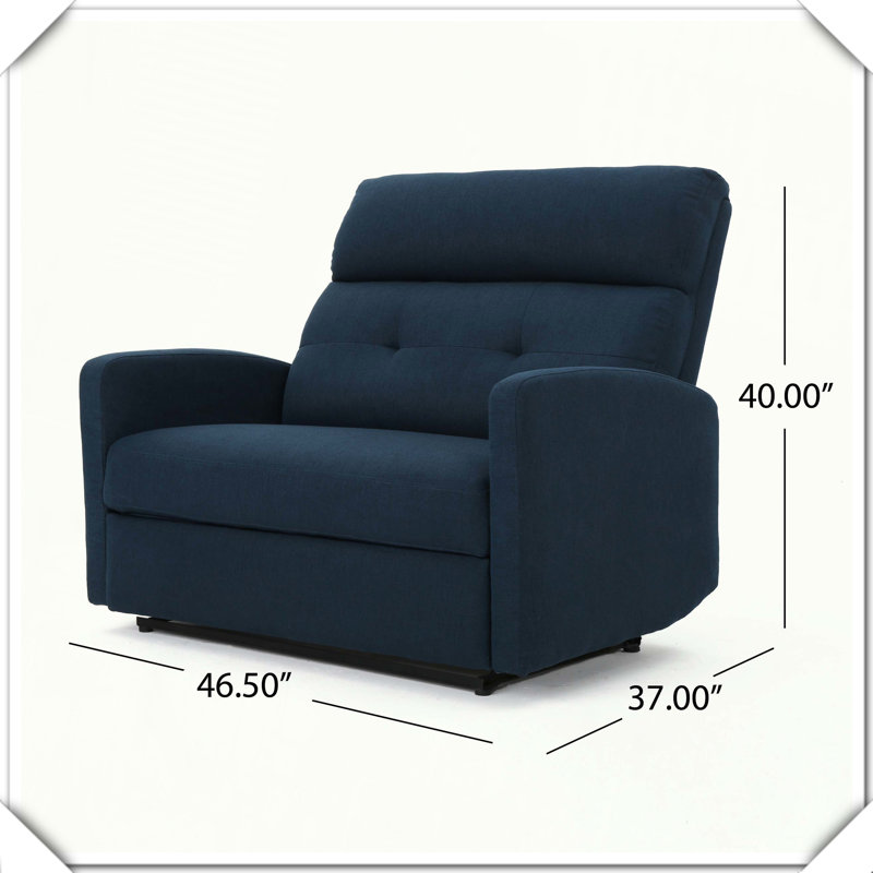 Causeuse inclinable en cuir à double inclinable près du mur Confortable Élégant Durable Pratique