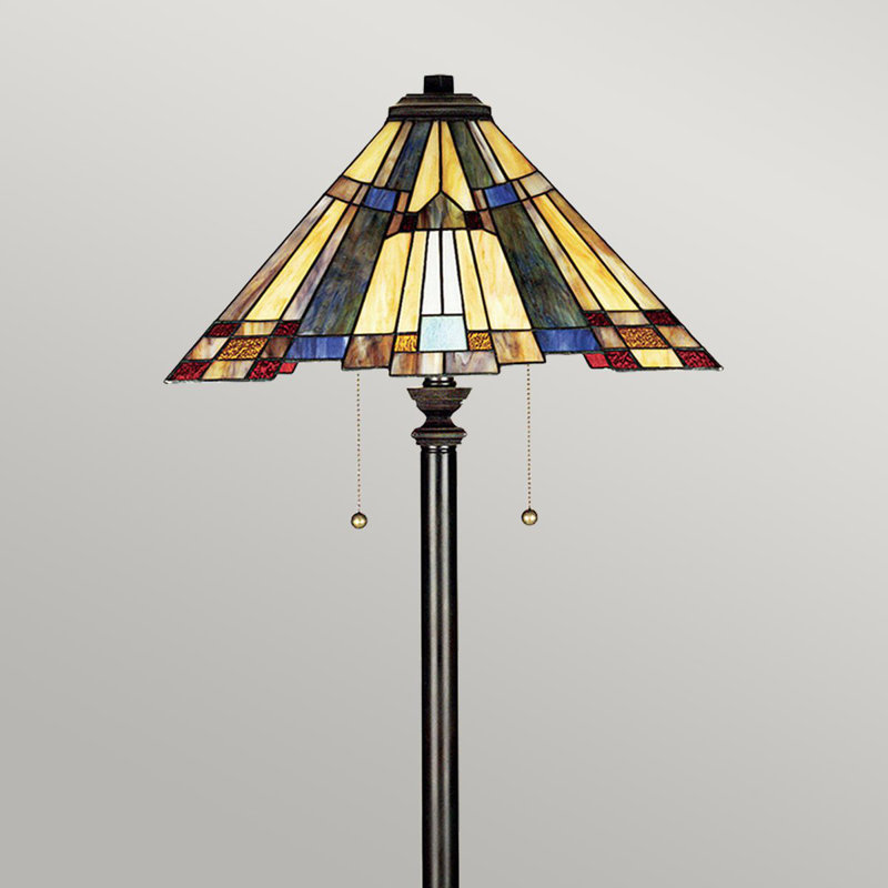 Riehle 157.5cm Bronzed Traditional Floor Lamp