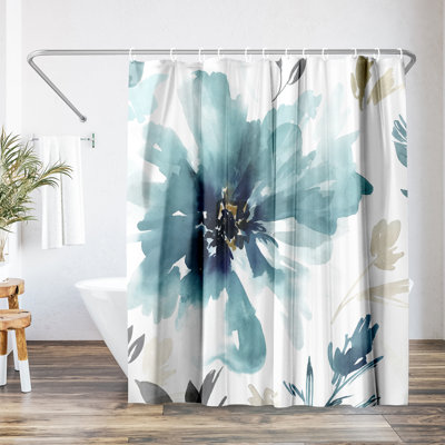 Shower Curtain Finesse by PI Creative Art
