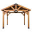 Pavillon de jardin en bois massif 12 pi x 12 pi Arlington par Backyard Discovery