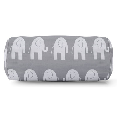 Ellie Round Bolster Cotton Throw Pillow