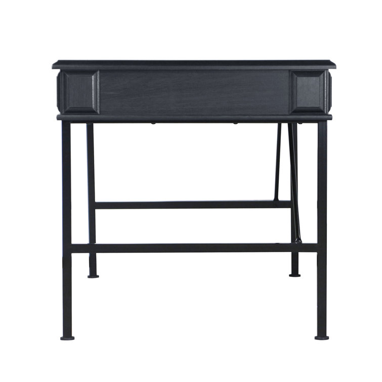  ArtizanStore Trunk Design Aluminum Aviator Console Writing  Office Desk Table with 6 Drawers : Home & Kitchen