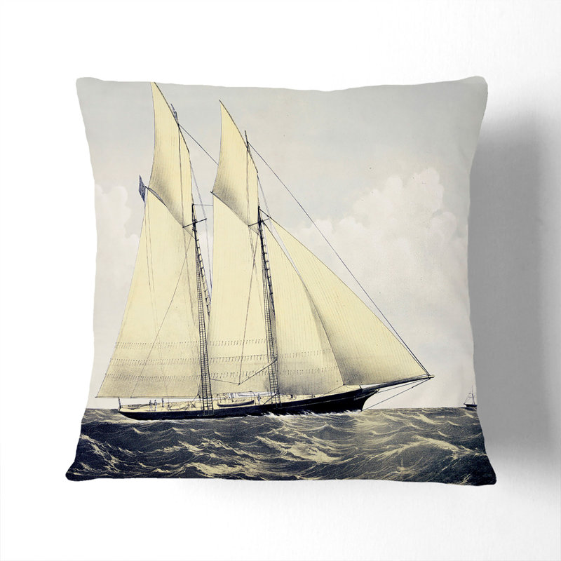 Square Throw Cushion, 55cm H x 55cm W x 20cm D