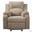 Fauteuil inclinable manuel avec revêtement en chenille-19126676