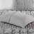 Evelyn Grey Ruched 3-Piece Full/Queen Comforter Set-1217773150