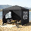 Gazebo Folding Party Tent 2-Way Setup with 4 Removable Side Panels, Windows & Carry Bag Event Shelter Garden Tent for Beach Party Festival Camping Event and Market-131470667-131470670