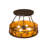 Rustic Lodge 4 - Light Copper Vein Unique/Statement Pendant