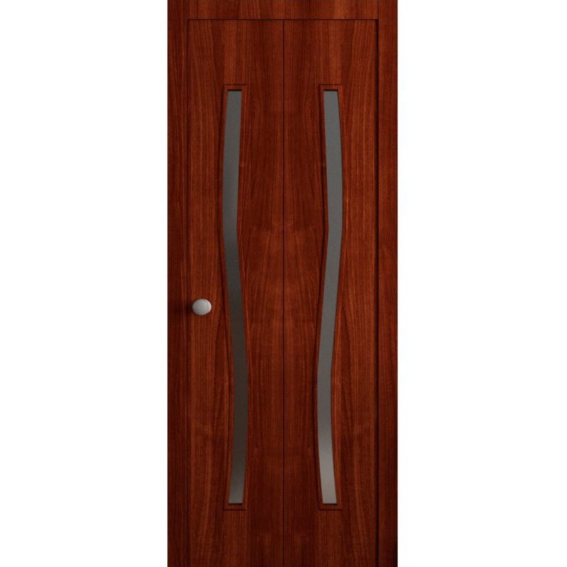 Portes coulissantes pliantes pour garde-robe coulissante ESSENTIAL 8002 - Ensemble de quincaillerie robuste pour moulures à moulures - Portes de garde-robe en bois massif