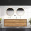 Meuble-lavabo mural double l 71 po x P 19,6 po x H 21,75 po Aurik-77133001