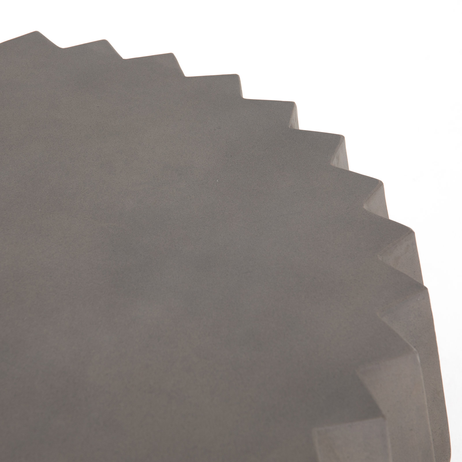 Delinda 37.75'' Concrete Outdoor Coffee Table, Dark Gray