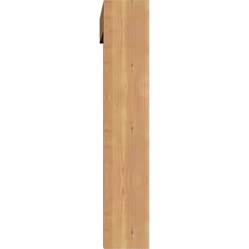 Support Funston Block avec support décalé, 30 x 30, Cèdre rouge occidental de l 5 1/2 po (lisse)
