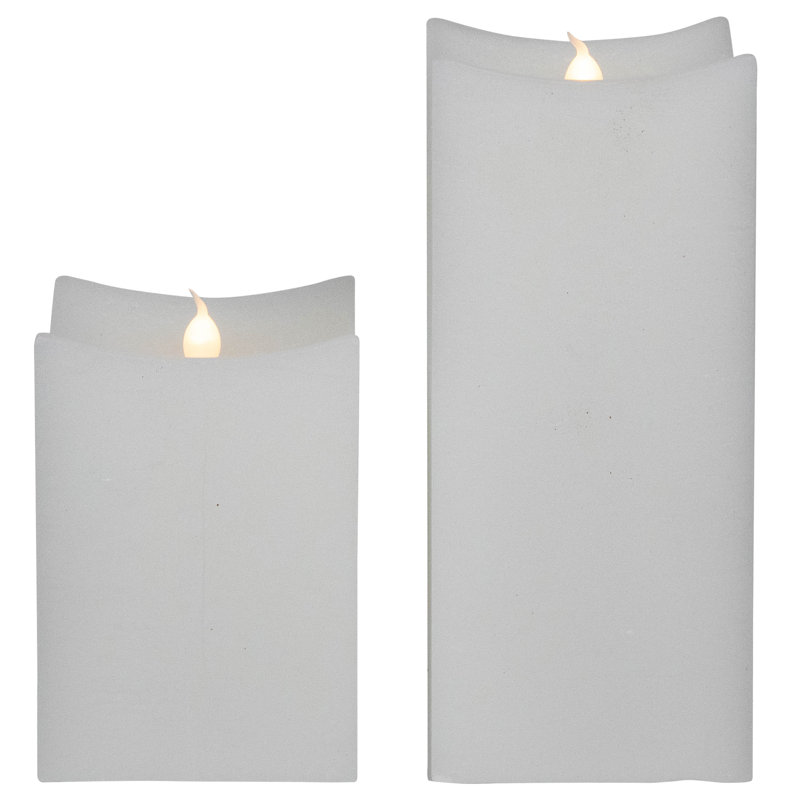 Unscented Flameless Candle, White