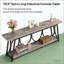 Table de couloir à 2 niveaux, console rétro, canapé robuste, table d'appoint