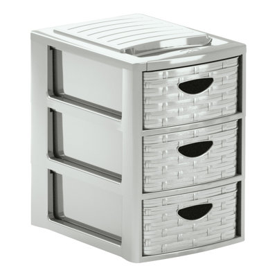 3 Drawer Storage Drawer