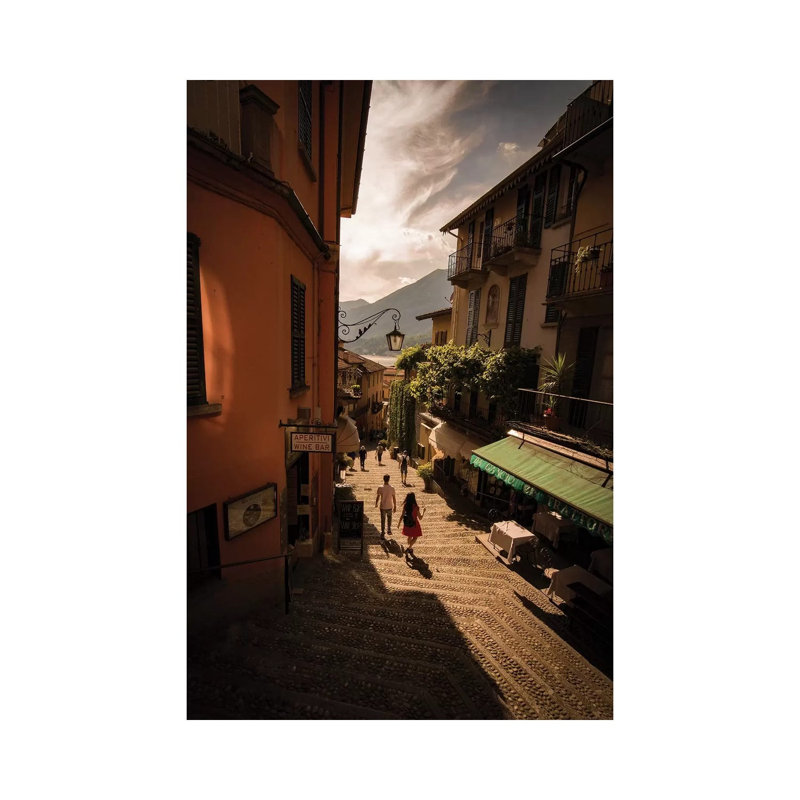 Bellagio, Lake Como, Italy by Enzo Romano - Print on Canvas, Wrapped Canvas, 101.6cm H x 66.04cm W x 3.81cm D