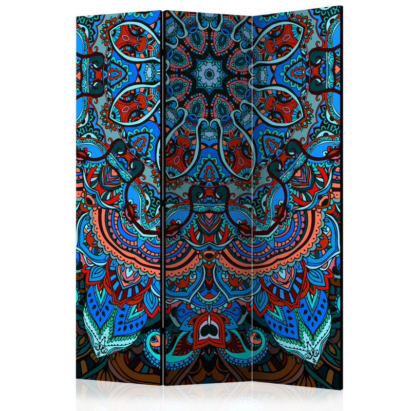 Dhruv Solid Wood Folding Room Divider, 3