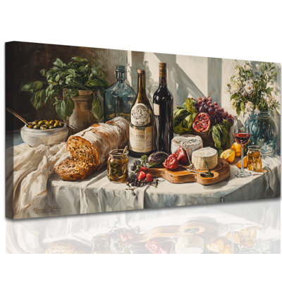 Reproduction d'art sur toile GUTTATY Wine