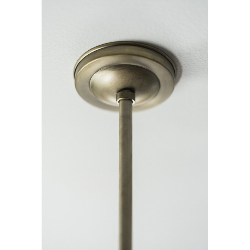 Coronette 3, 30in Suspension Rod, Pistachio, Pewter
