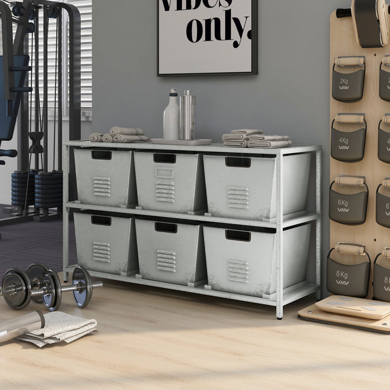 Kristopher Metal Accent Chest, White