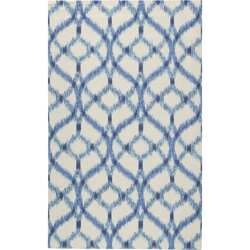 Geometric Indoor / Outdoor Area Rug, Rectangle 130 x 191cm