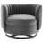 Velvet Swivel Armchair-450587103
