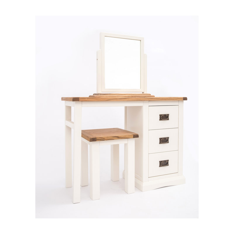 Abshire Dressing Table with Mirror