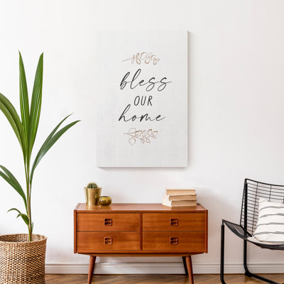 Bless This Home Canvas Print