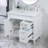 Readington 36'' Single Bathroom Vanity with Engineered Marble Top-1924676924