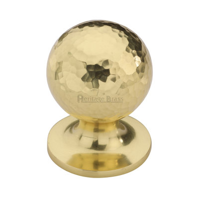 Heritage Brass Heritage Cabinet Knob Ball Hammered Design