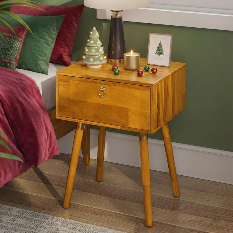Table de chevet et table d'appoint en bois massif