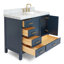 Meuble-lavabo simple 42 po avec comptoir Cambridge-88398674-88398673